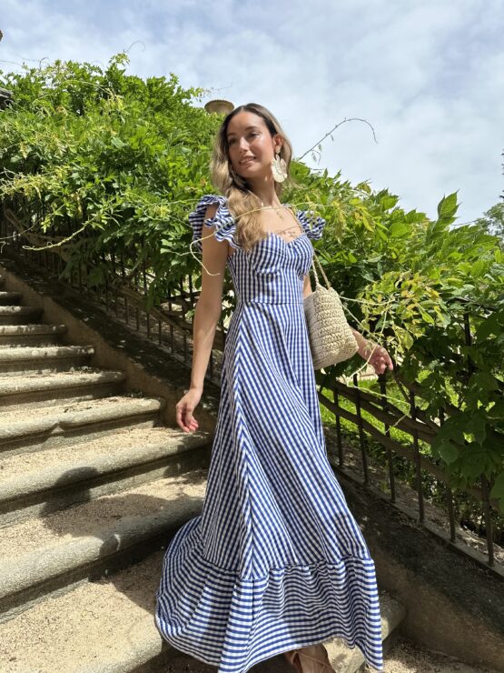 Vestido colette Vichy azul - Imagen 7