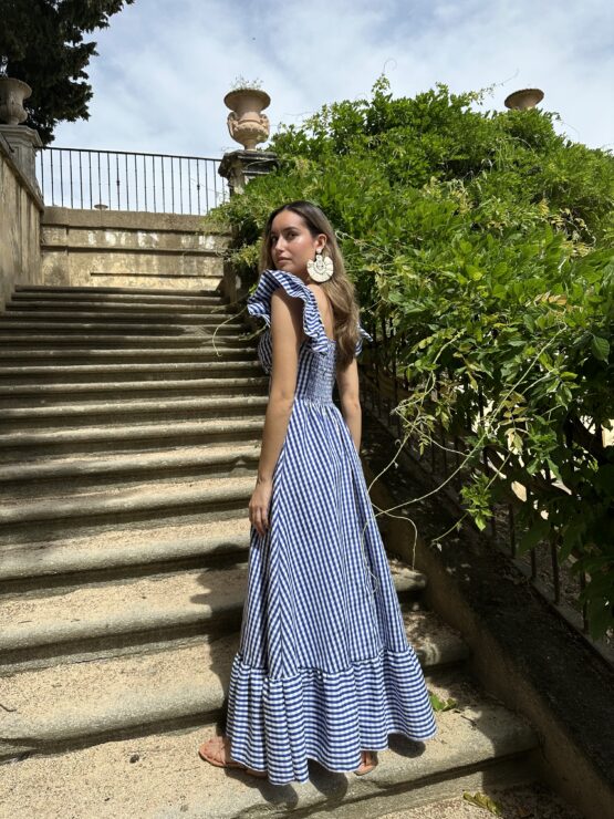 Vestido colette Vichy azul - Imagen 3