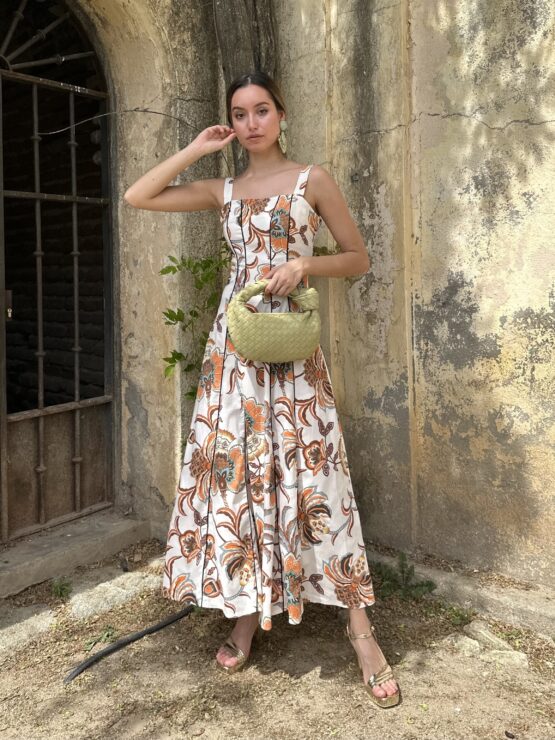 Vestido saint tropez teja - Imagen 3