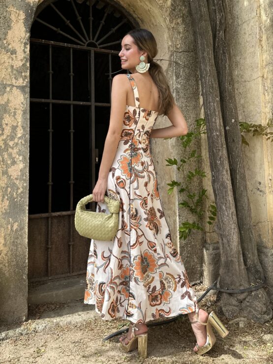 Vestido saint tropez teja - Imagen 4