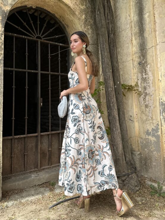 Vestido saint tropez turquesa - Imagen 4
