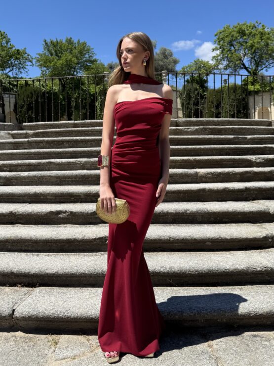 Vestido Normandie rouge