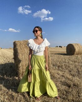 Falda Zoe kiwi