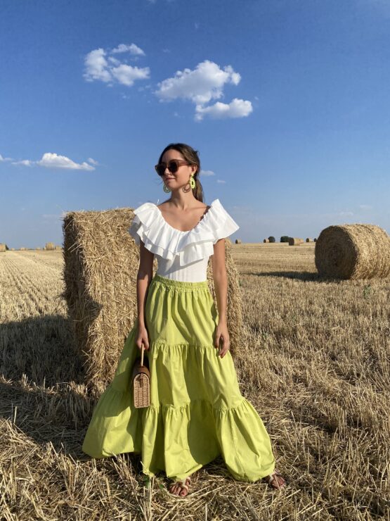Falda Zoe kiwi