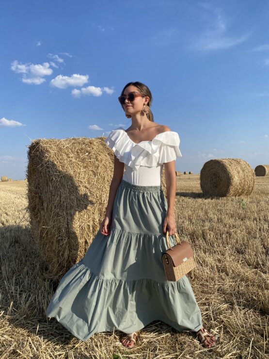 Falda Zoe khaki