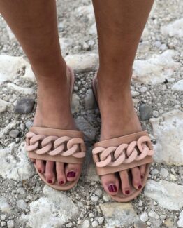 Sandalia Cadena Beige
