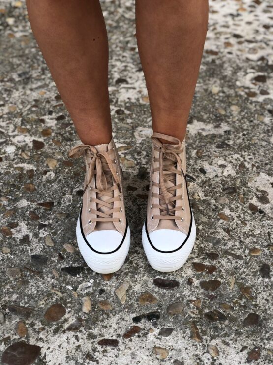 Zapatillas Alta Beige - Imagen 2