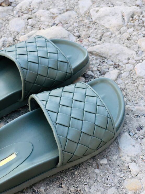 Sandalia Puff Verde - Imagen 3