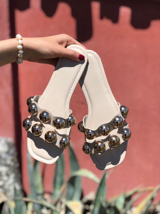 Sandalia Multi Gold White - Imagen 3