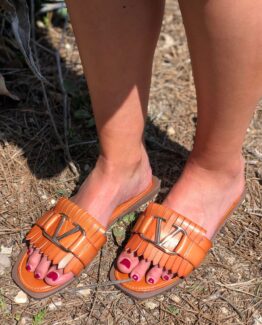 Sandalia Flecos Camel