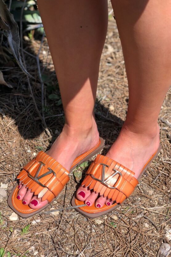 Sandalia Flecos Camel