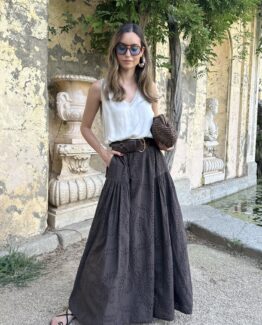 Falda pippa bordado inglés