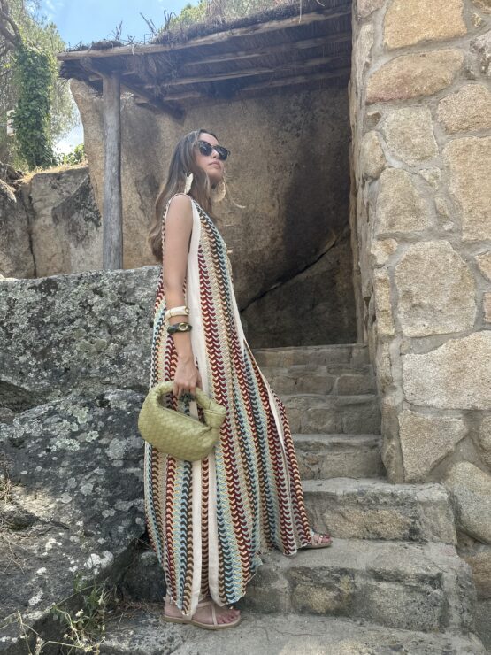 Maxi vestido  zigzag - Imagen 2