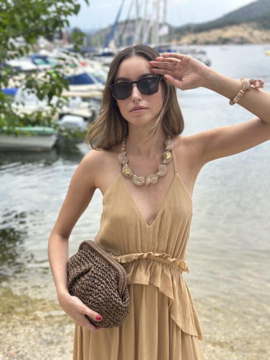 Collar shell beige - Imagen 4