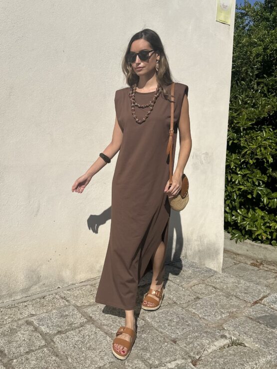 Vestido Valentina chocolate - Imagen 4