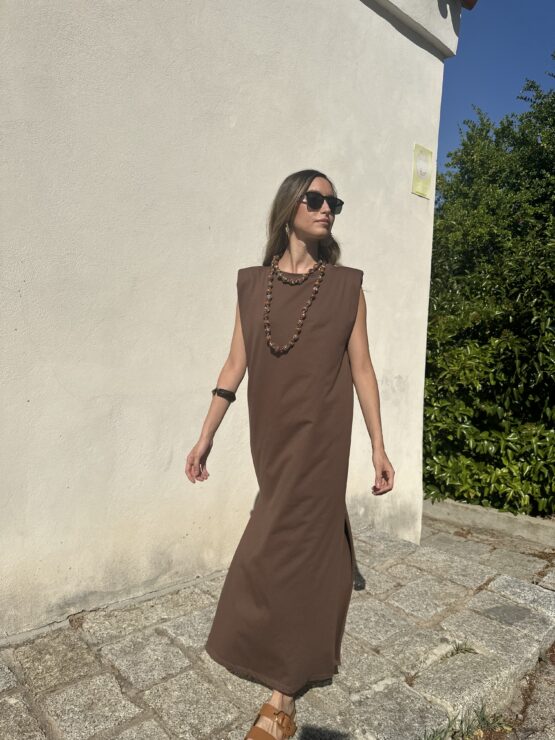 Vestido Valentina chocolate - Imagen 2