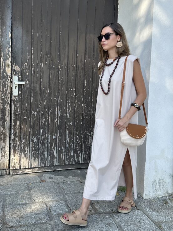 Vestido Valentina beige - Imagen 2