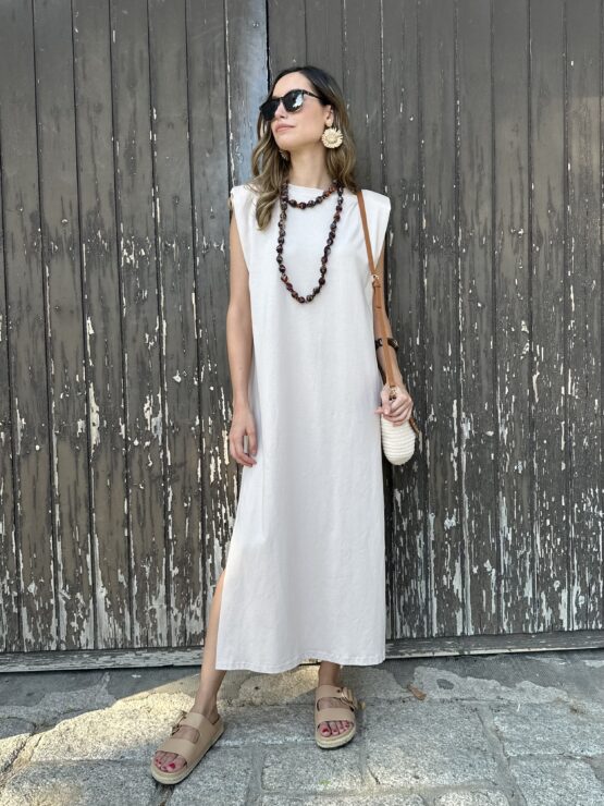 Vestido Valentina beige