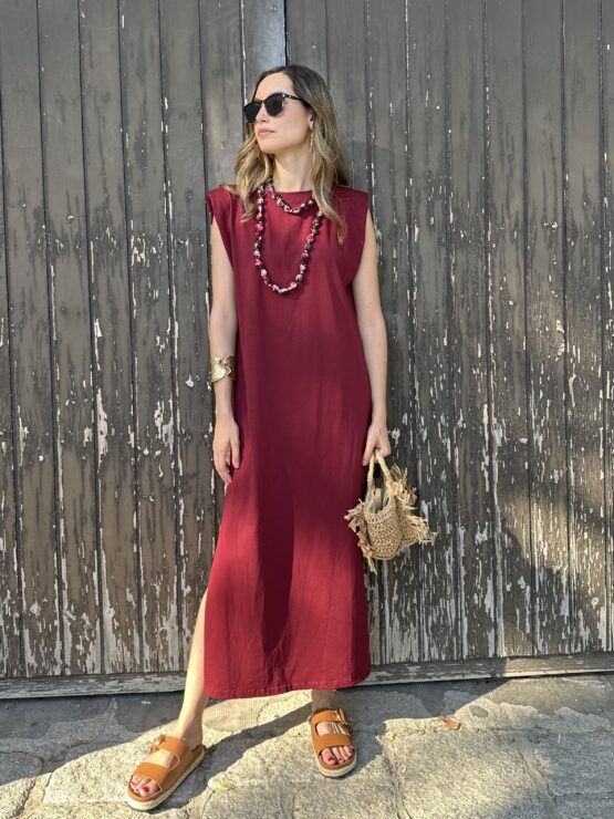 Vestido Valentina burgundy