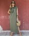Vestido Valentina khaki