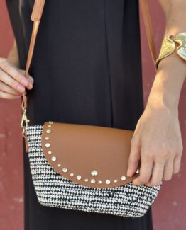 Bolso Almonte blanco y negro