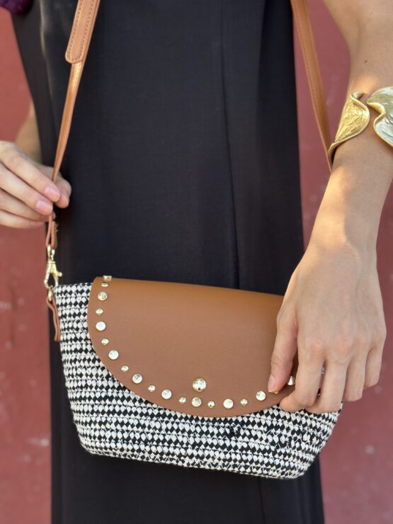 Bolso Almonte blanco y negro
