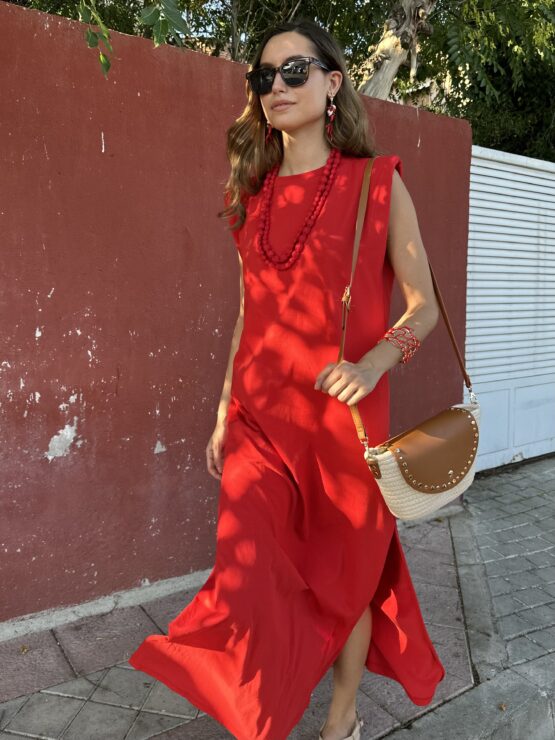Vestido Valentina rojo - Imagen 5