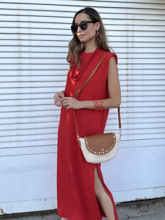 Vestido Valentina rojo - Imagen 3